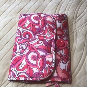 Avon Pink Swirl Travel Case Jewelry or Make-up Case